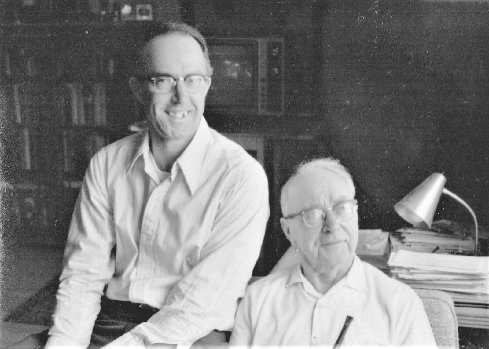 Ralph and George Deuer in 1978